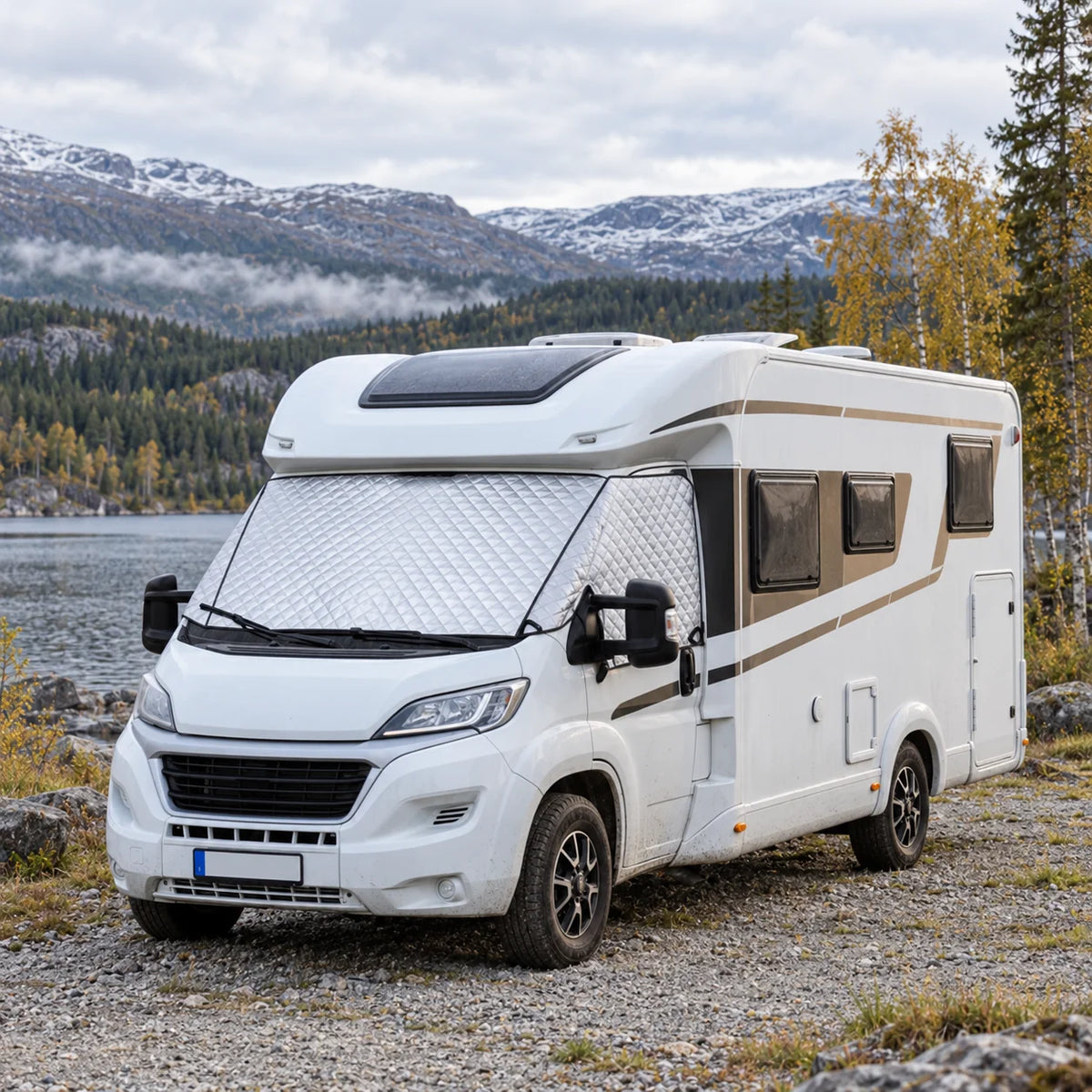 Volet isotherme extérieur pour camping-car – occultant, 211 × 171 cm