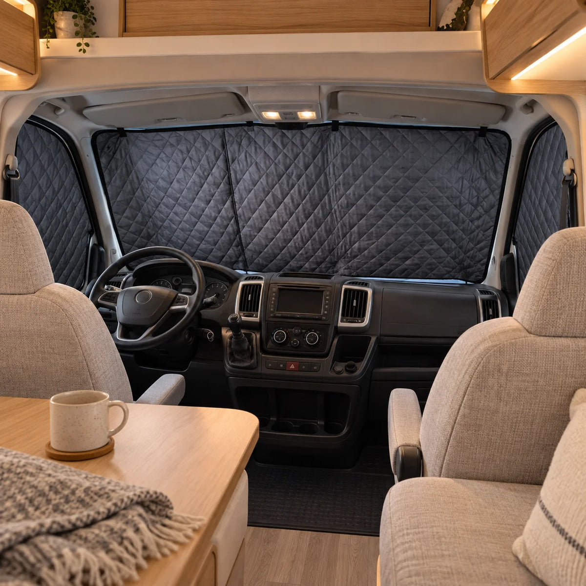 Volet isotherme extérieur pour camping-car – occultant, 211 × 171 cm
