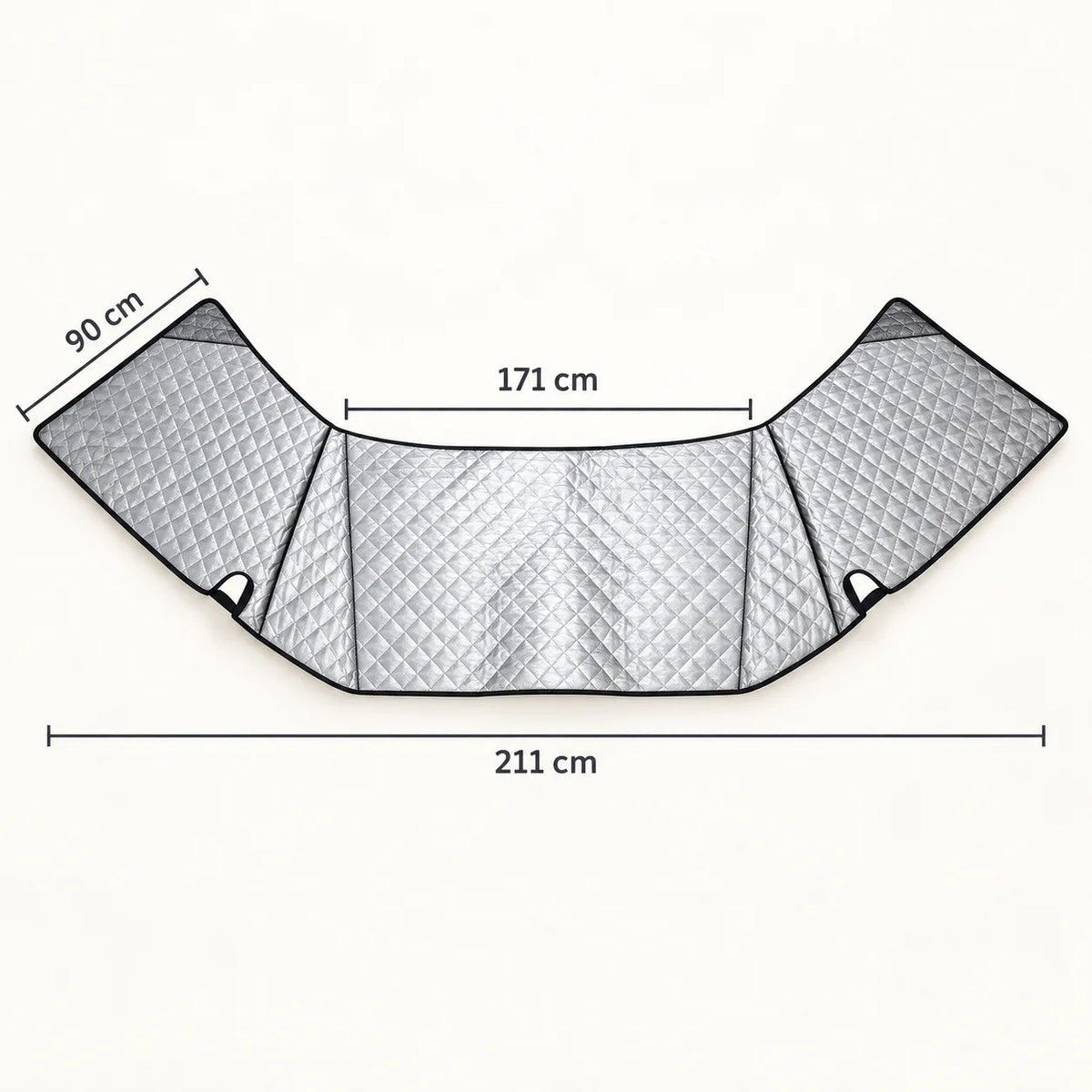 Volet isotherme extérieur pour camping-car – occultant, 211 × 171 cm