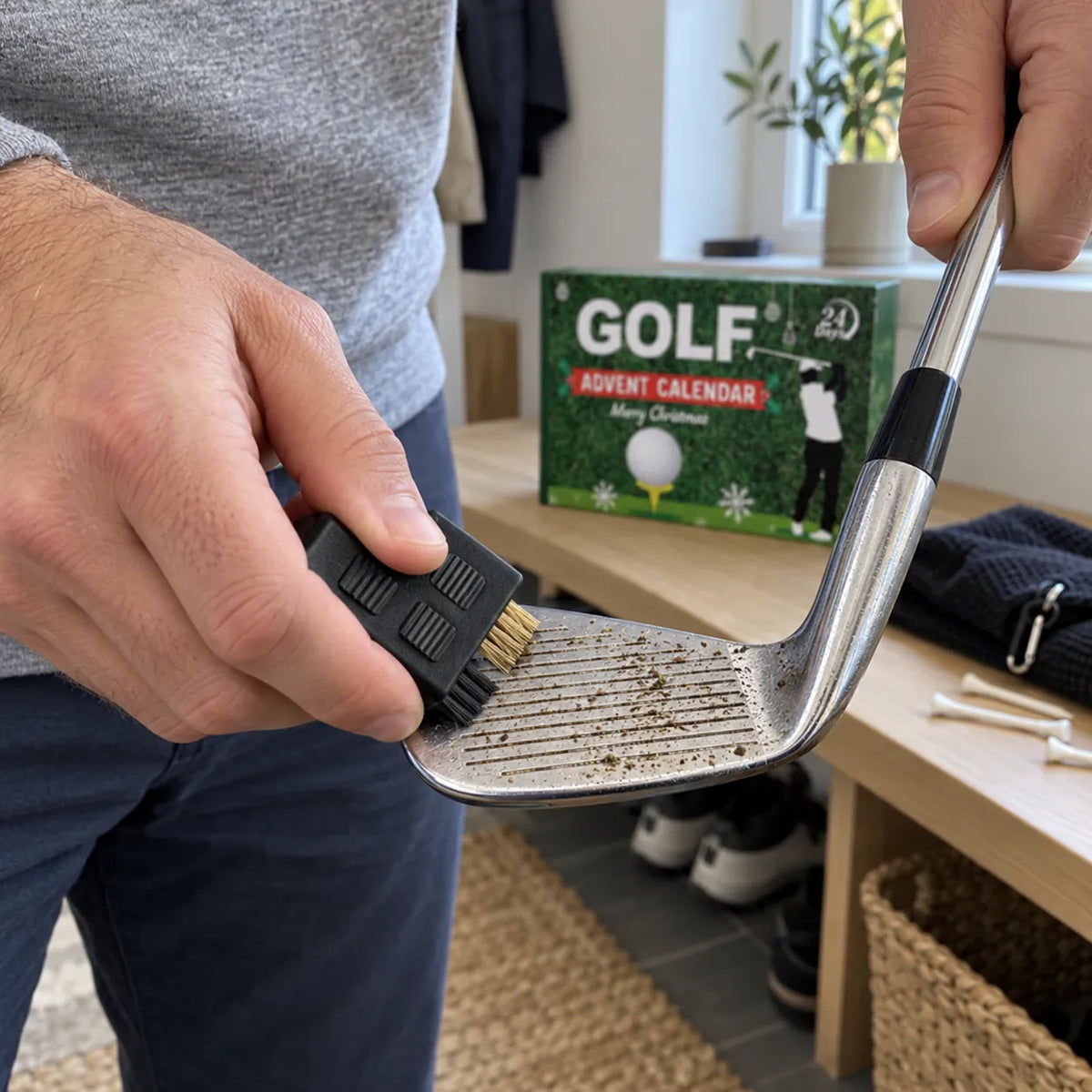 Des rainures propres avec la brosse